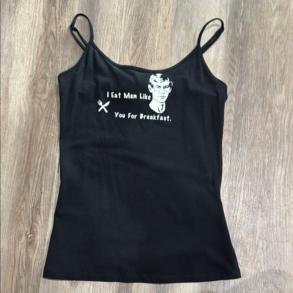 Jeffery Dahmer serial killer “I eat men like you for breakfast” sexy tank top
